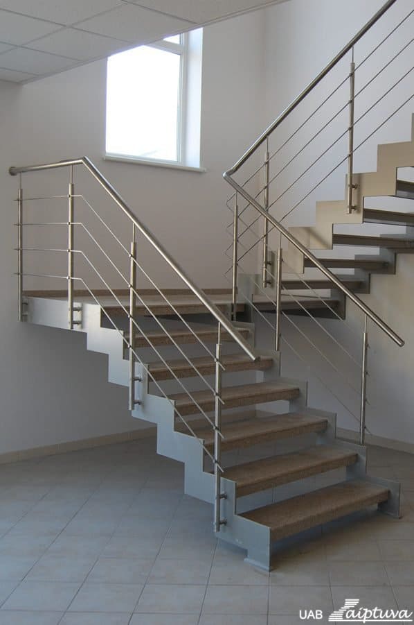 Metal construction staircase M19
