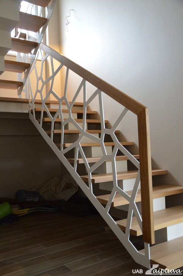 Metal construction staircase M9
